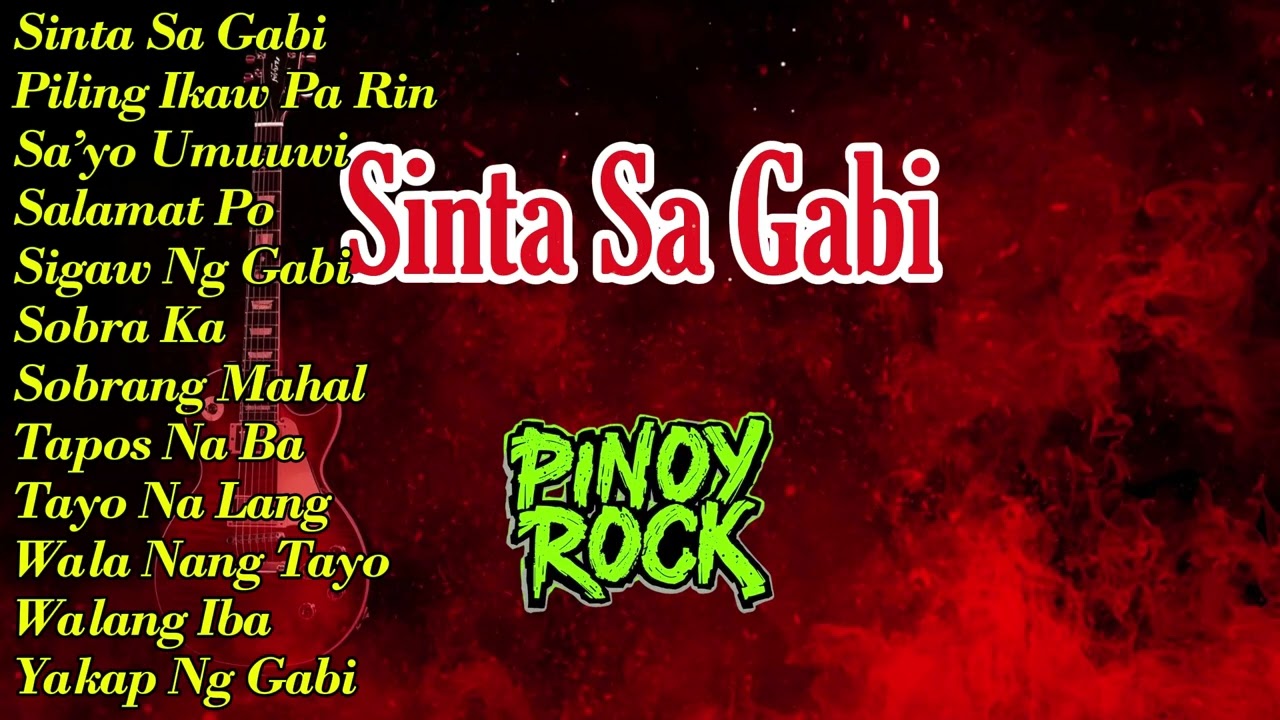 SINTA SA GABI |  PINOY ROCK MUSIC STUDIO - BEST PINOY ROCK  PLAYLIST 2026 🤟🎸