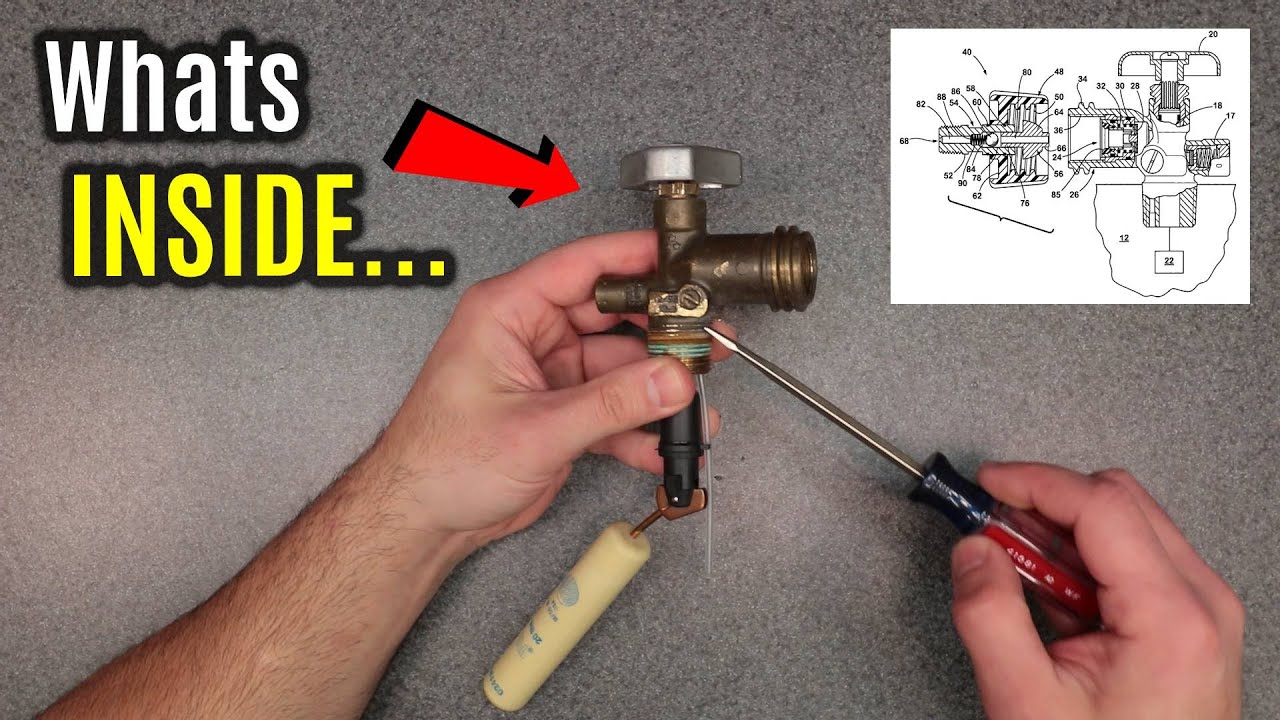 Propane Tank OPD Valve Disassembly | HOW it works & What CAN be REPLACED?