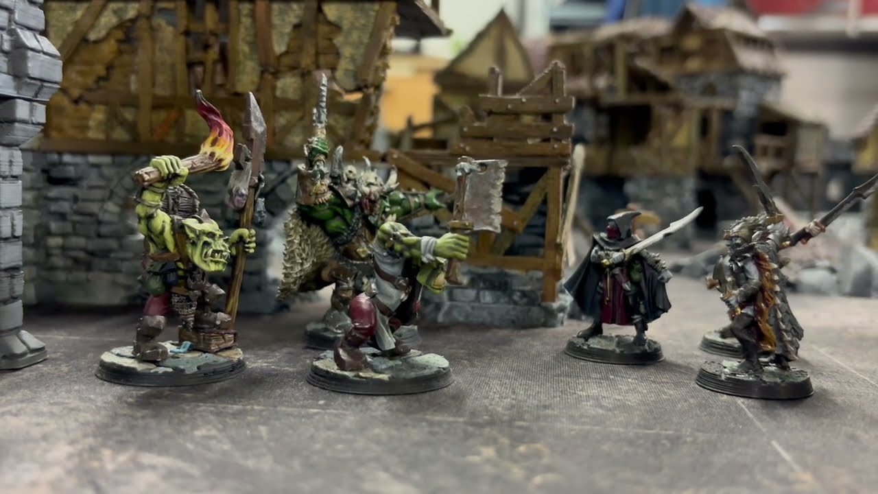 Mordheim Campaign - Game 09 - Orcs & Goblins vs Dark Elves