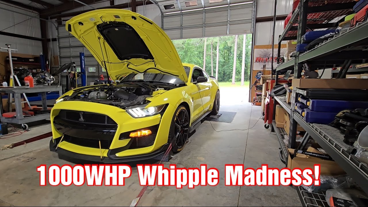 1000WHP 2021 GT500 With Just A 3.8L Whipple, Injectors, E85 and Our Custom Tuning!