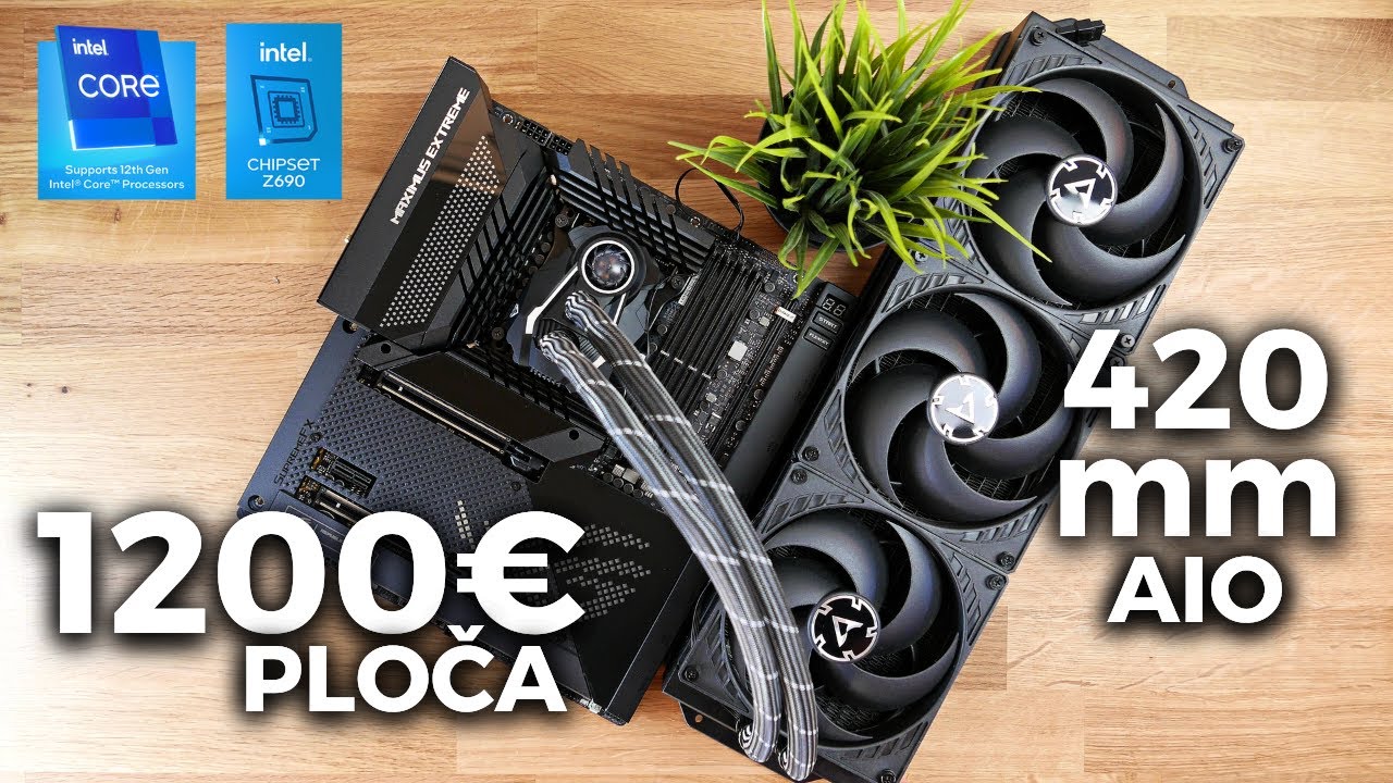 KOMBINACIJA IZ SNOVA - Najmoćnija ASUS Z690 ploča i 420mm VODENO HLAĐENJE!