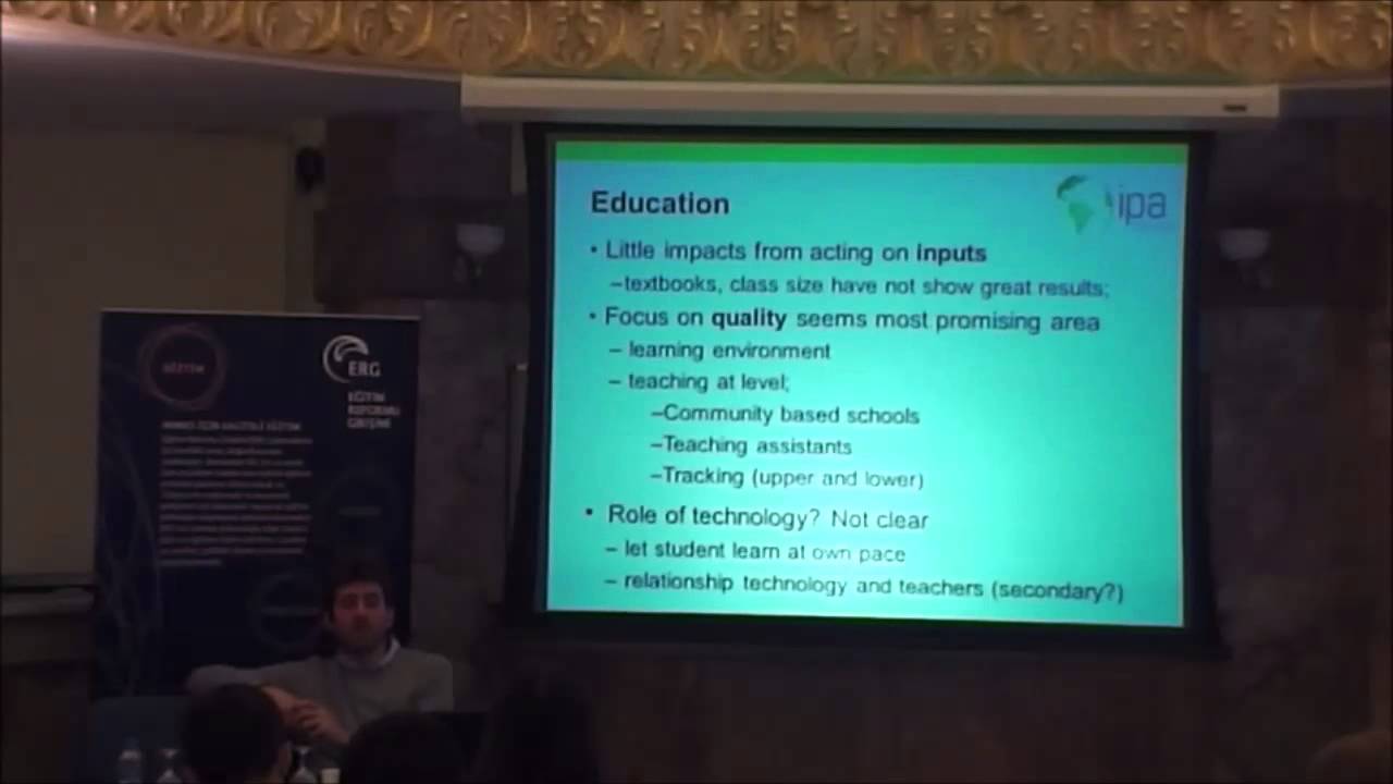 Education Policy Seminars 5 - Randomized Evaluations: Measuring the Impact of Social Programs