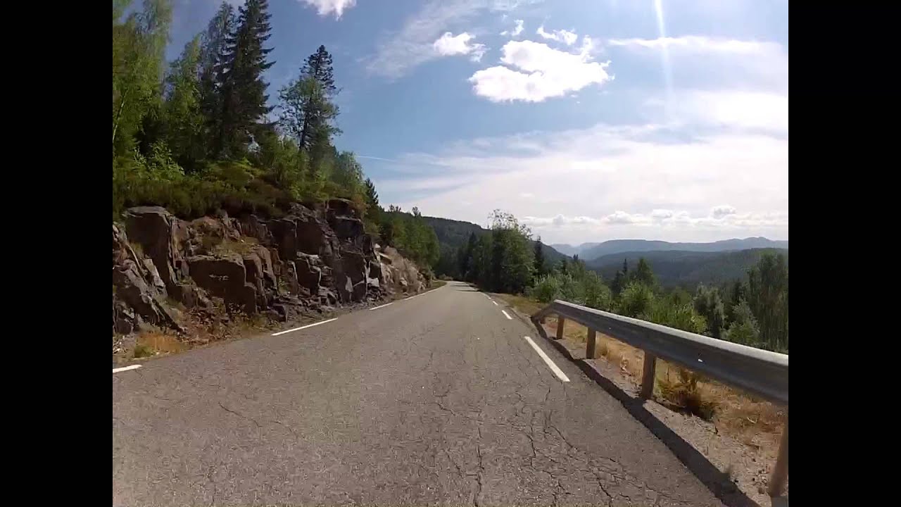MC tur i Telemark - Lunde - Vrådal - Bandaksli - Dalen