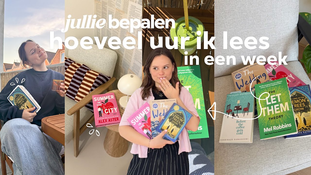 jullie bepalen hoeveel uur ik lees in een week ⏰🌷📖 leesvlog