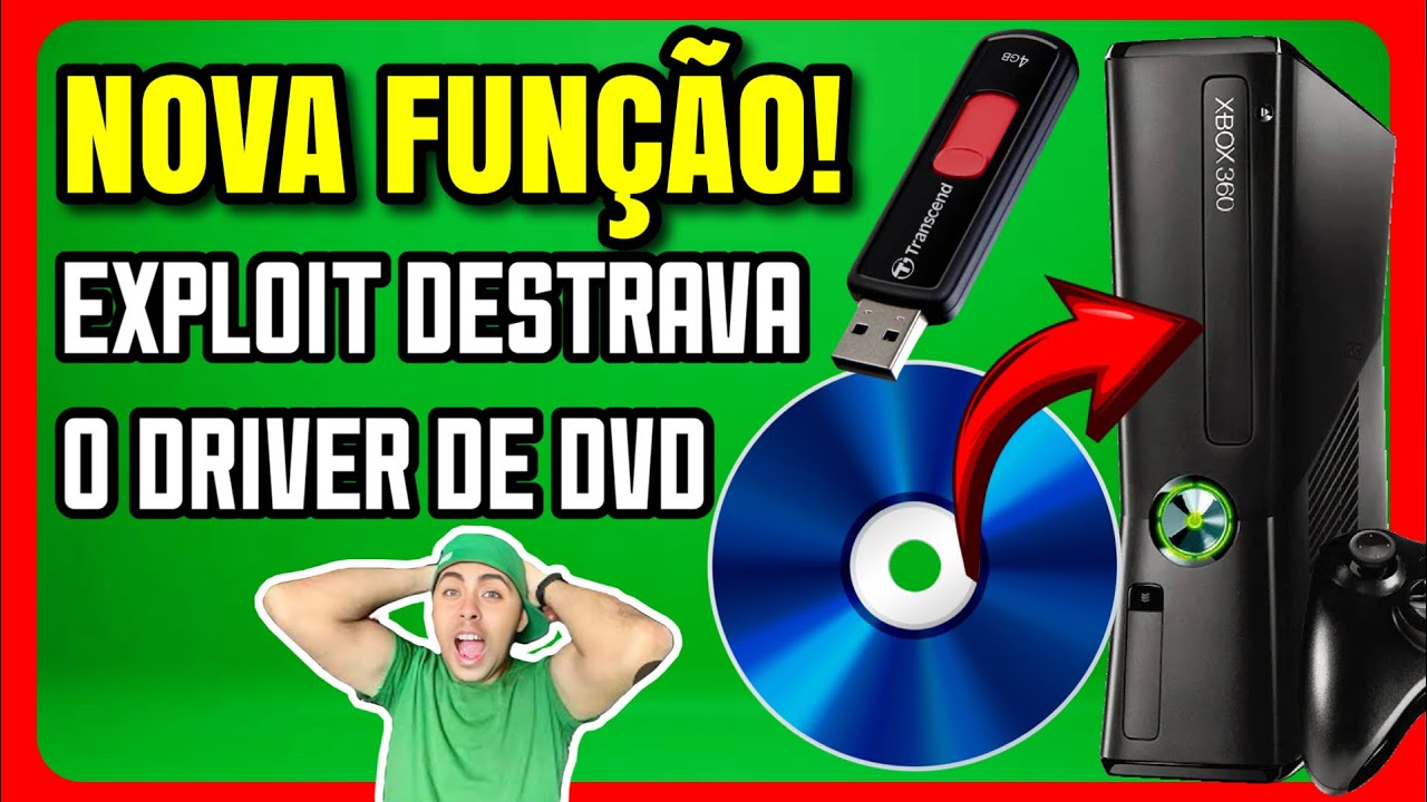 NOVA FUNÇÃO DO EXPLOIT !!! DESTRAVANDO DRIVE DE DVD COM EXPLOIT 