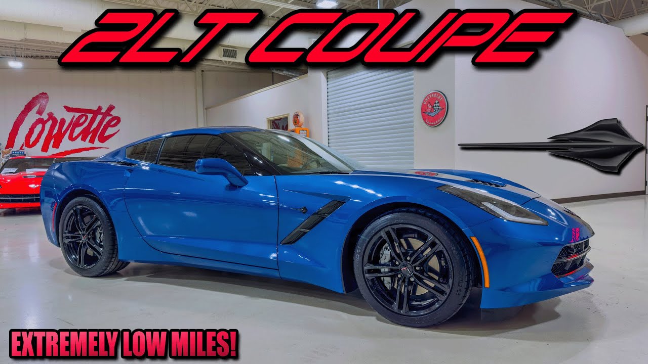 Low Mileage 2016 Laguna Blue C7 Stingray at Corvette World!