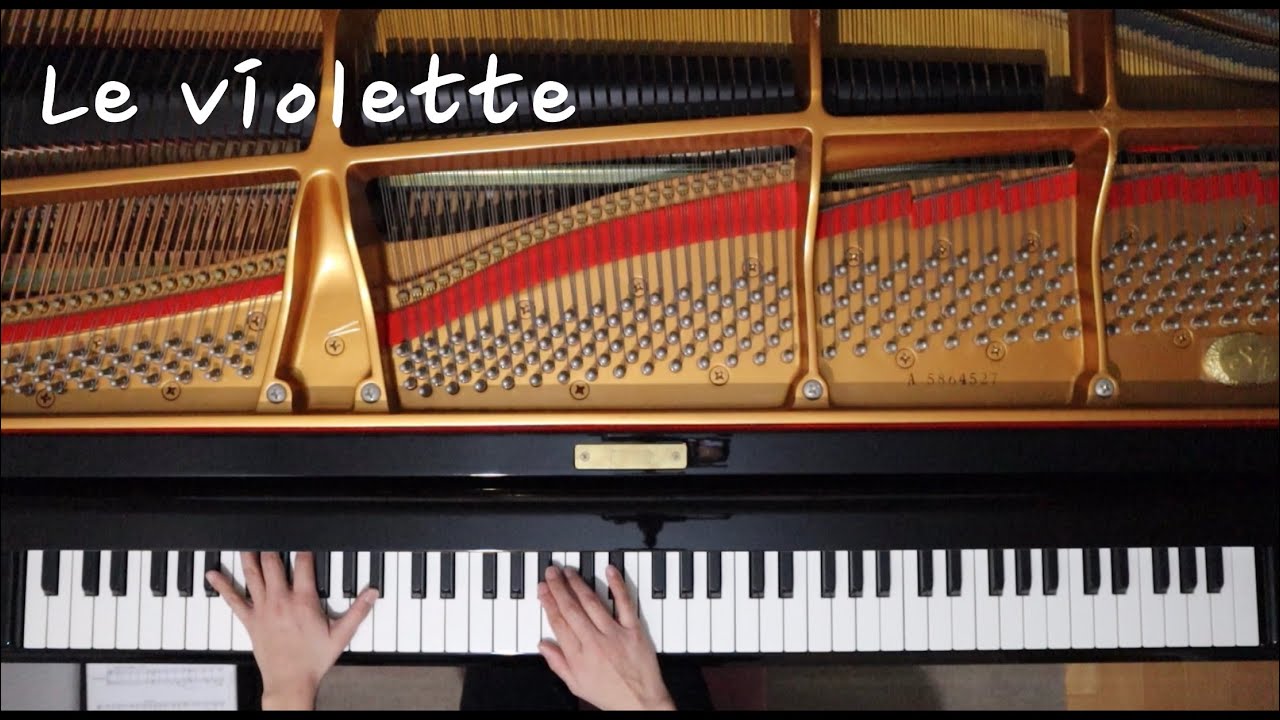 【ピアノ伴奏】Le violette/B-dur《楽譜付き》