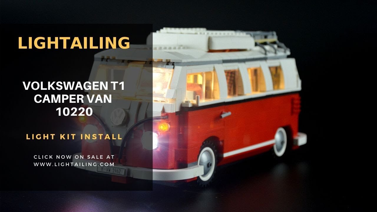 Lightailing Light kit Install in the Lego Volkswagen T1 Camper #10220