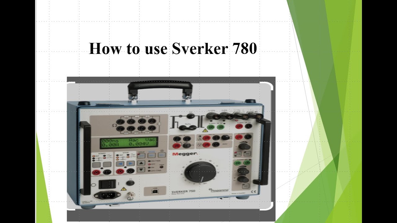 How to use Sverker 780 _ كيفية أستخدام جهاز حقن التيار SVERKER 780