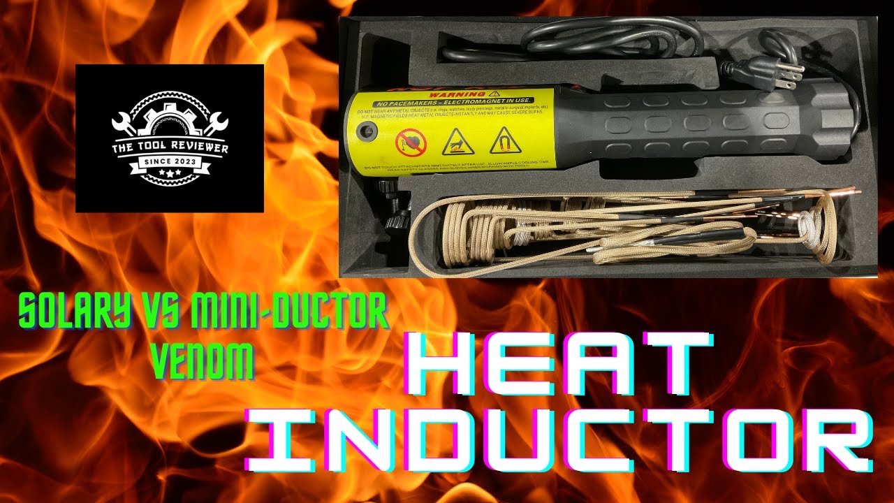 Solary Magnetic Induction Heater Kit 1000W 110V vs MINI-DUCTOR VENOM #mechanic #tools #amazon #