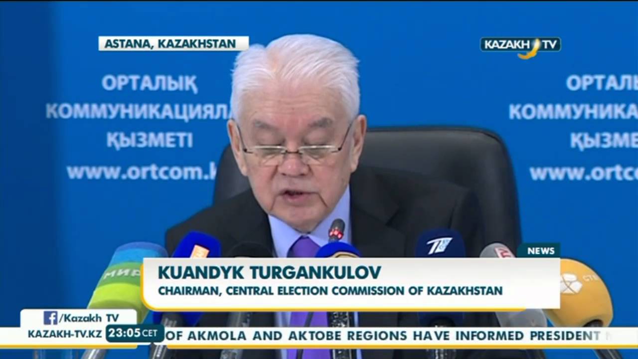 Central election commission staff speaks on election procedure - Kazakh TV