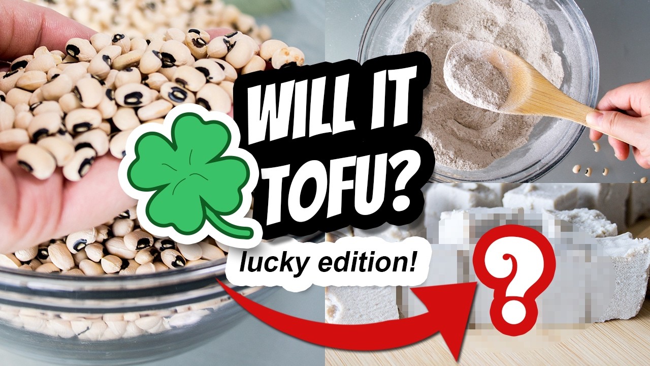 The LUCKIEST TOFU! Will Black Eyed Peas Tofu?! | Mary's Test Kitchen