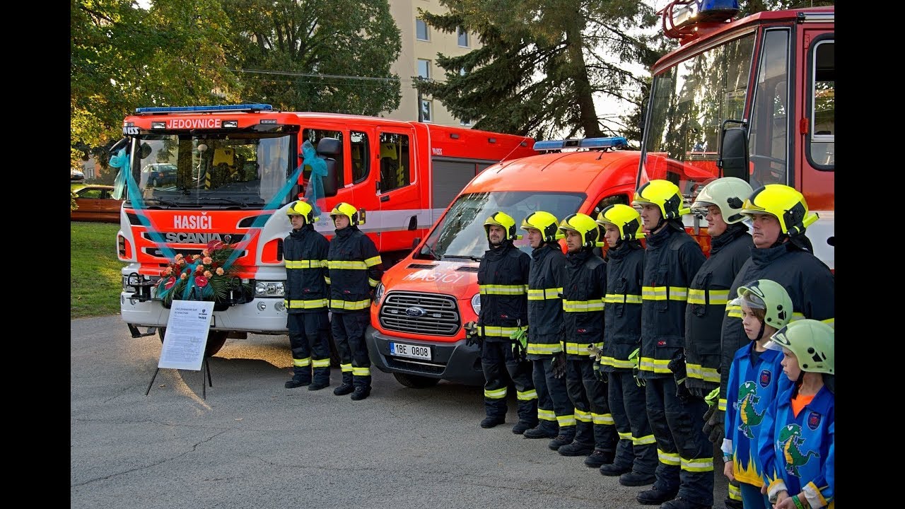 Slavnostní předání CAS 20 Scania - SDH Jedovnice