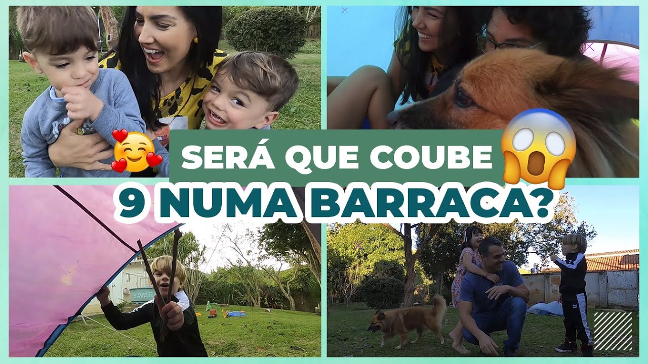 #VLOG: MONTAMOS UM ACAMPAMENTO NO QUINTAL - CANAL MARIEL