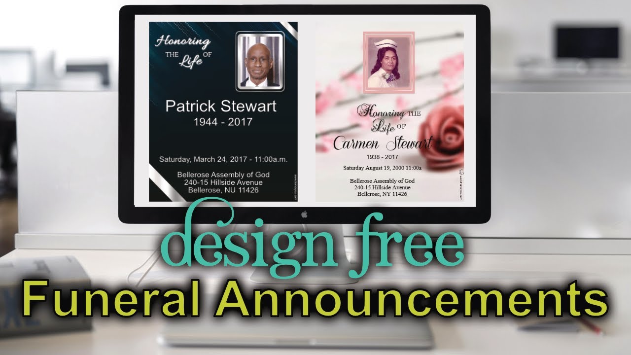 Creating Custom Digital Funeral Announcements for Free: A Guide for Funeral Directors and Families