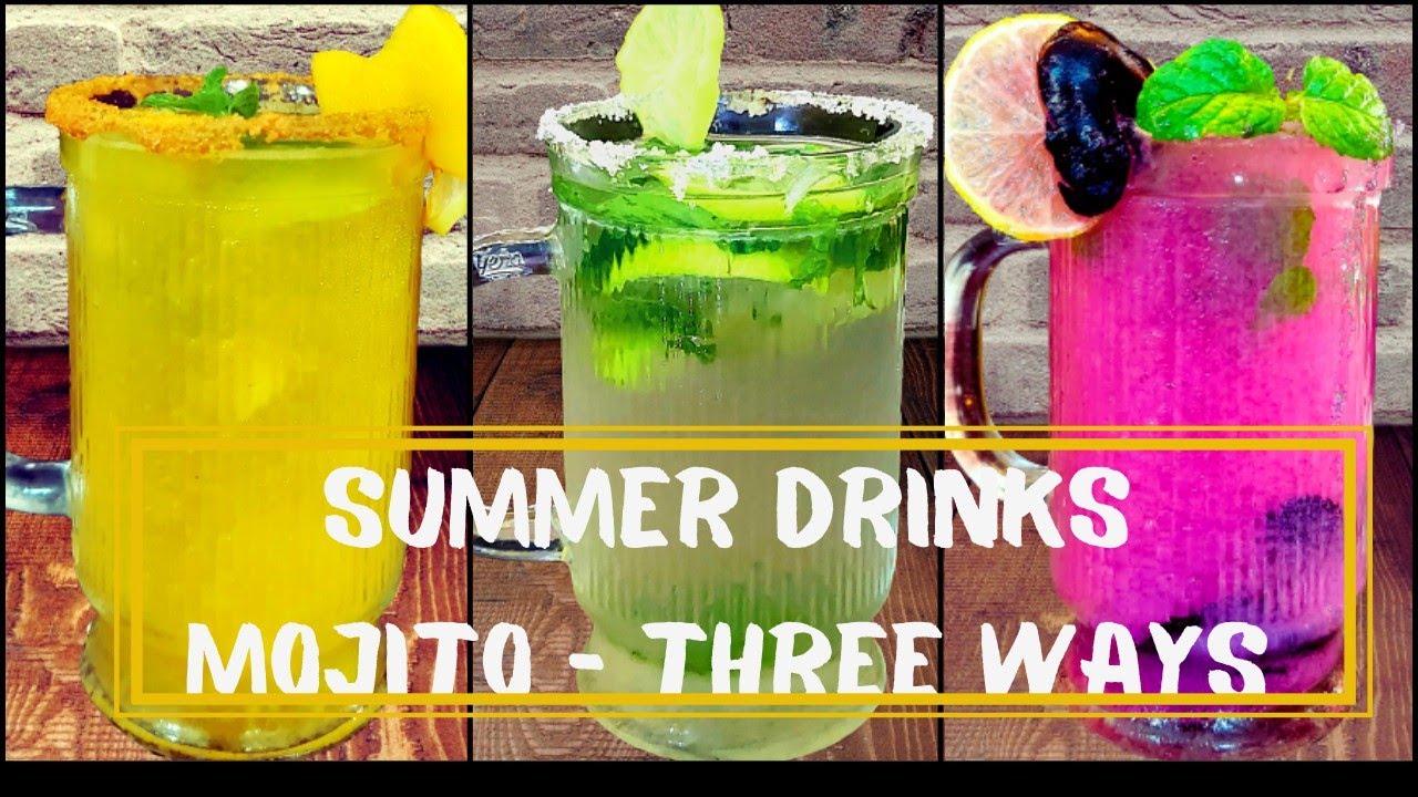 REFRESHING SUMMER DRINKS| COLD DRINKS FOR SUMMER| MOJITO RECIPES| SUMMER CHILLERS| SUMMER COOLIES|