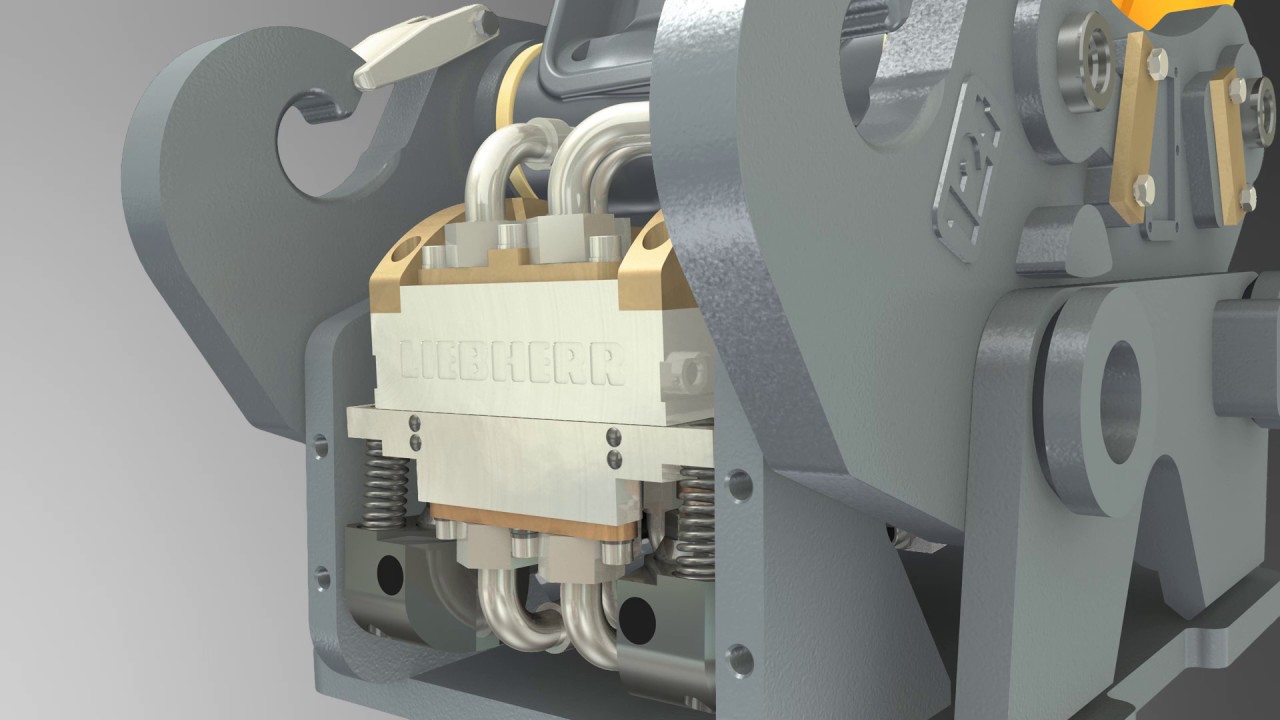 Liebherr - LIKUFIX das vollautomatische Schnellwechselsystem