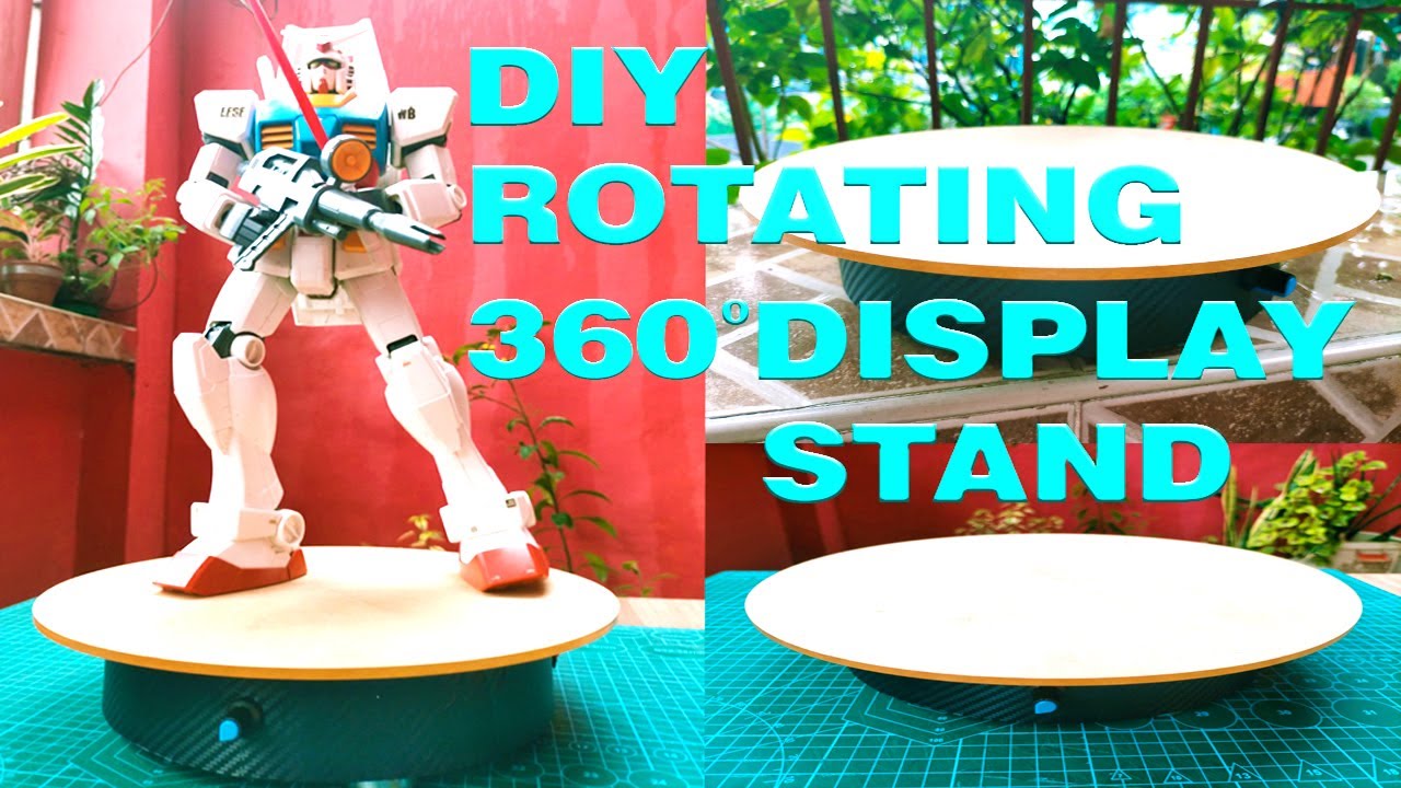 DIY ROTATING DISPLAY STAND