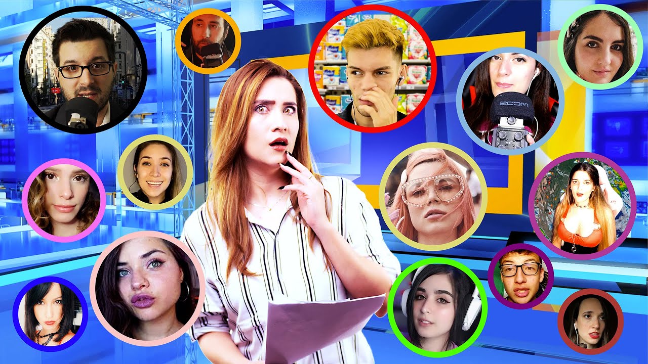15 Youtubers en cuarentena | Las últimas noticias del mundo asmr |  ASMR Español | Asmr with Sasha