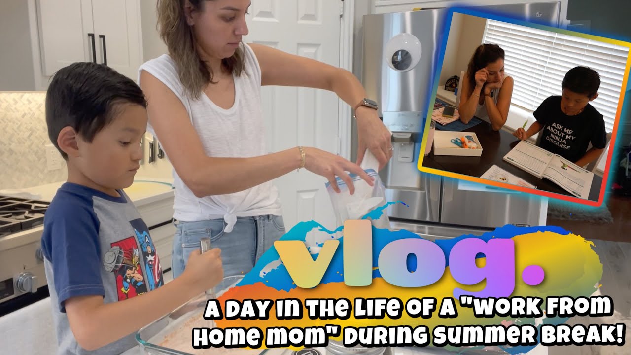 VLOG | A day in our lives👩🏻... testing out our summer schedule👦🏻☀️👦🏻!