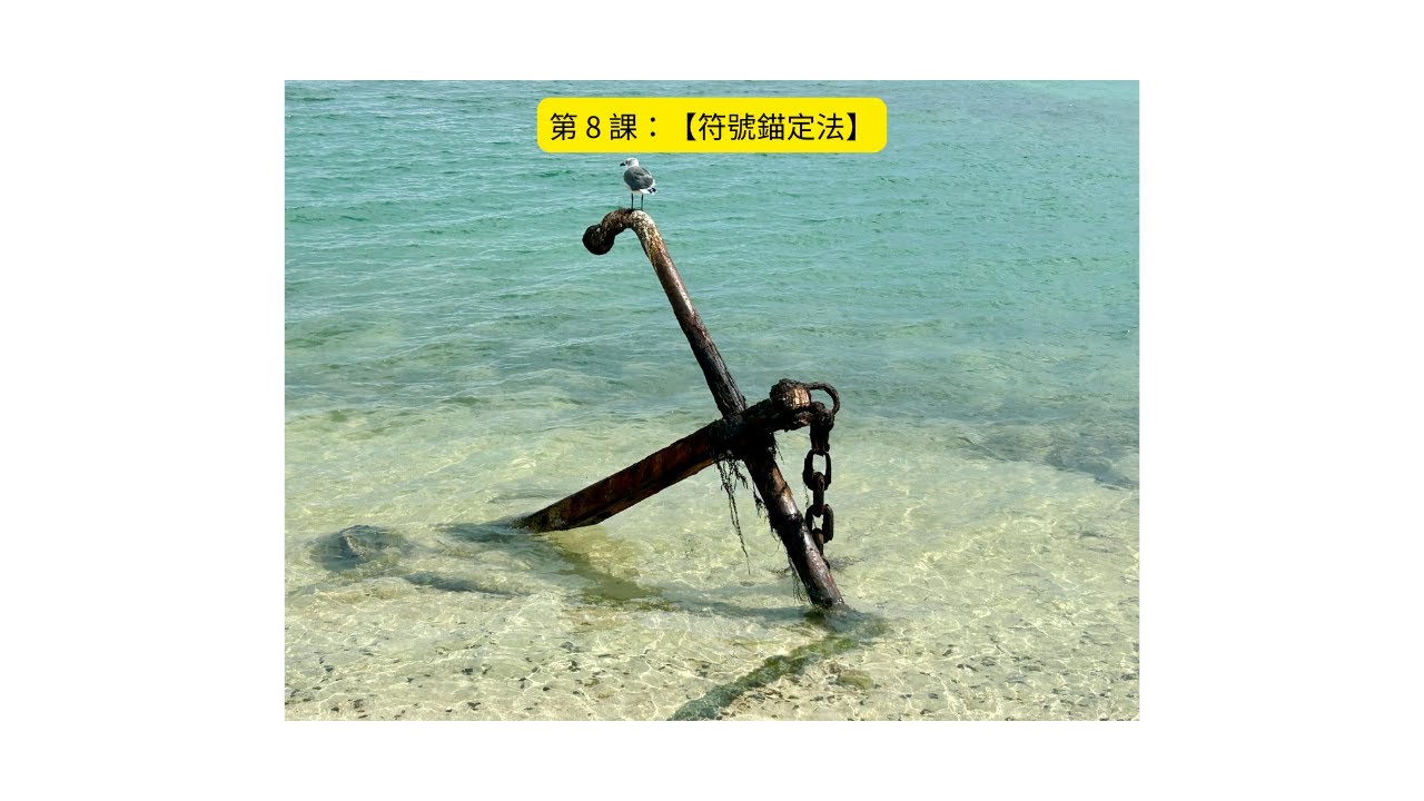 第 8 課：【符號錨定法】