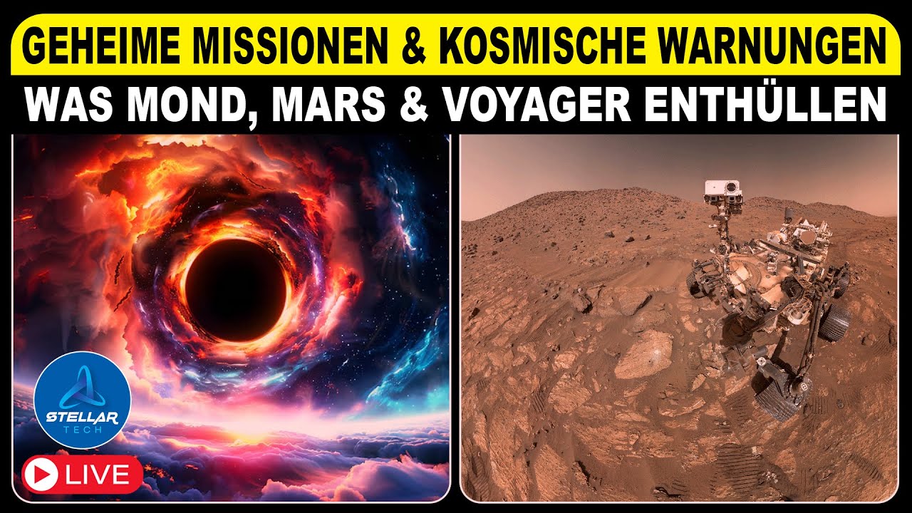 🔴LIVE : Geheime Missionen & kosmische Warnungen | Was Mond, Mars & Voyager enthüllen