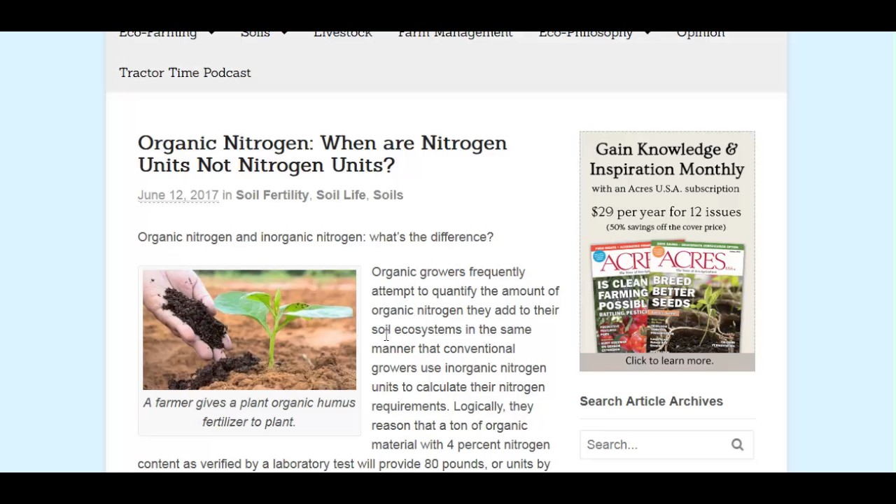 Why Organic Fertilizer Is 4x Better Than Inorganic Chemical Fertilizer
