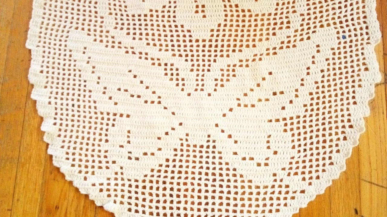 Mantel Mariposa tejido a Crochet paso a paso 1/parte