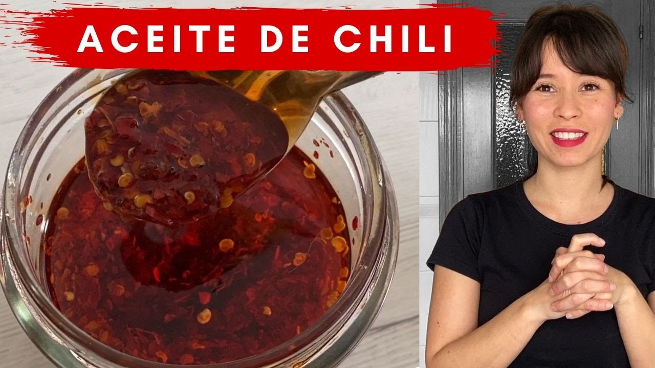 🌶️ Cómo hacer aceite picante | Aceite de chili chino | Recetas comida asiática fácil