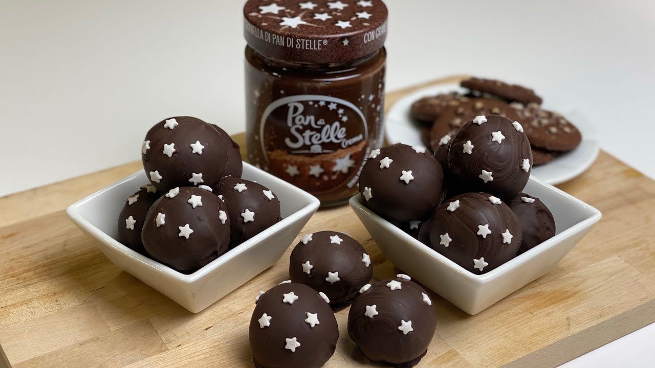 Tartufi al Cioccolato Pan di Stelle