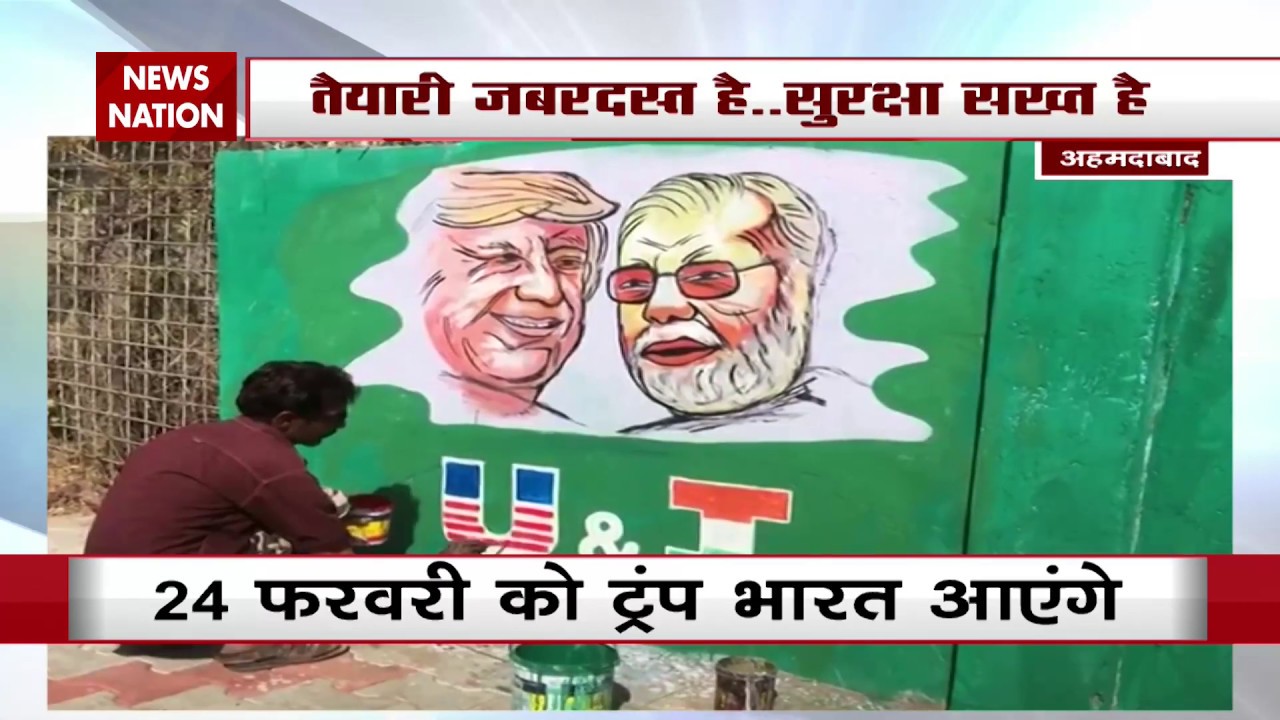 From Posters to Graffiti, How Ahmedabad Is Decked Up To Welcome Donald Trump
