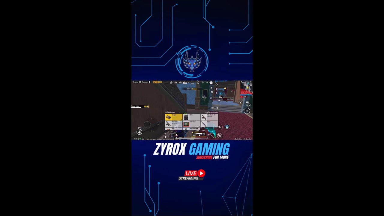 😱 1 vs 4 gameplay Pubg new update 4.0 | ZYROX GAMING