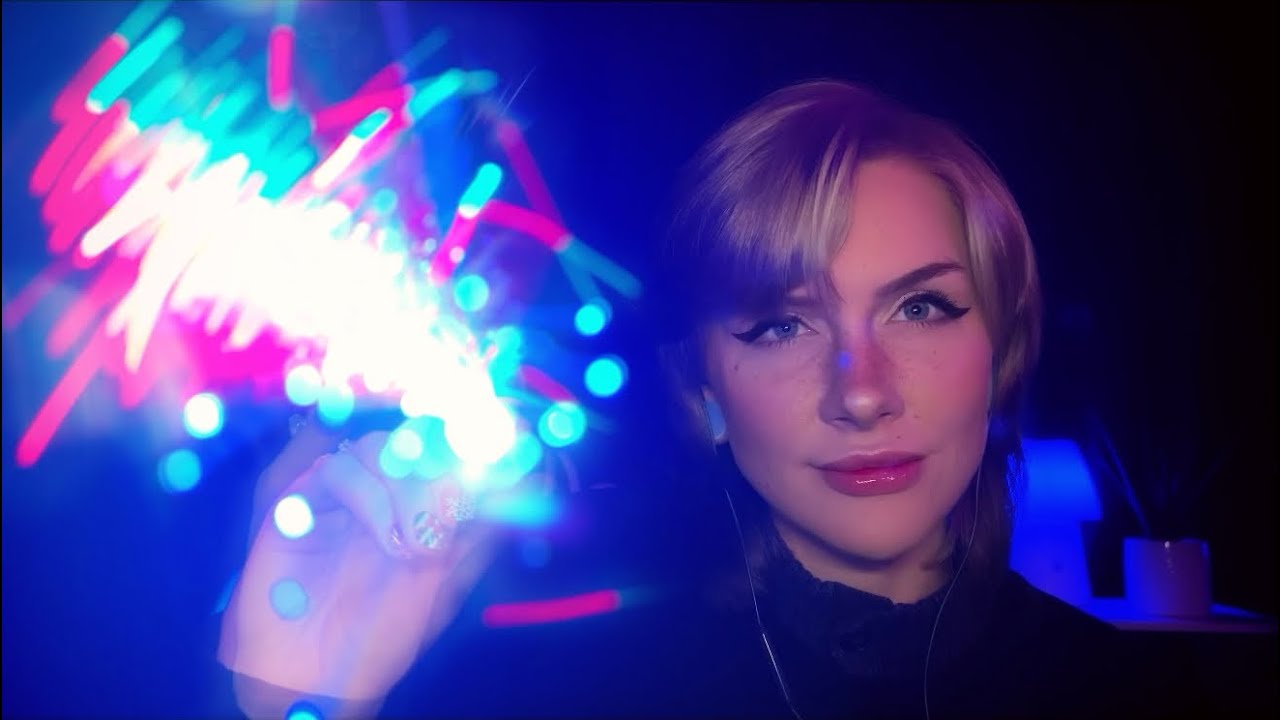 ASMR Bright Light Triggers to Fall Asleep & Sleep to 💖 (Lights out + Light Gloves at the End)
