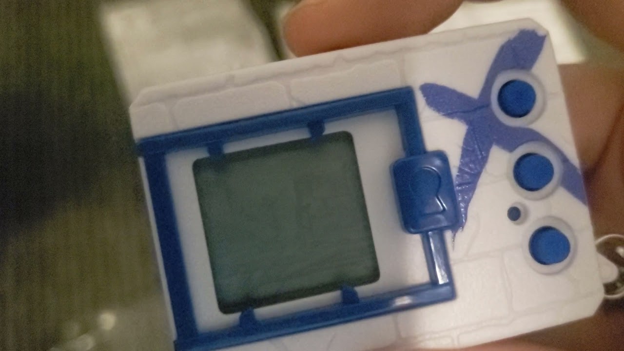 English Digimon X Digivice Blue Unboxing