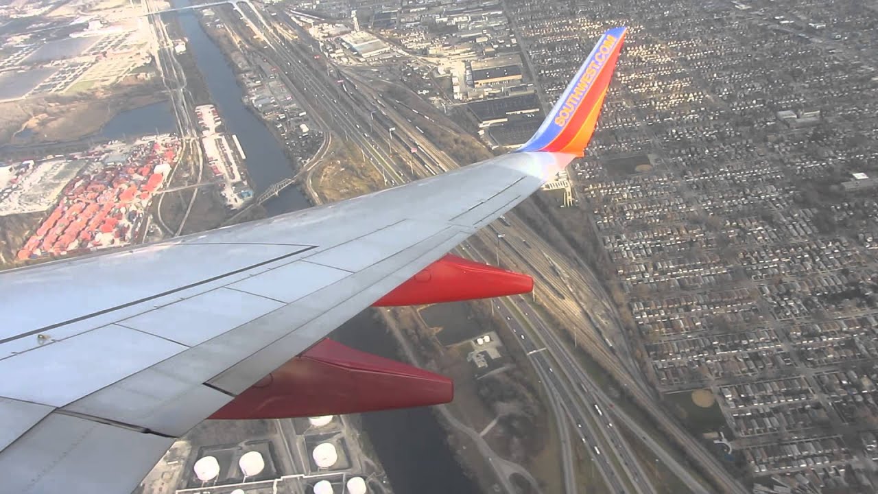 Southwest 737-800 Takeoff from Chicago Midway Airport