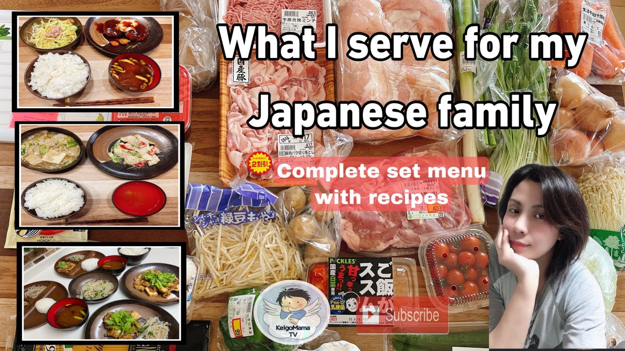 Nakakapagod mag isip ng ulam | One week meal planning Japanese style | part 1