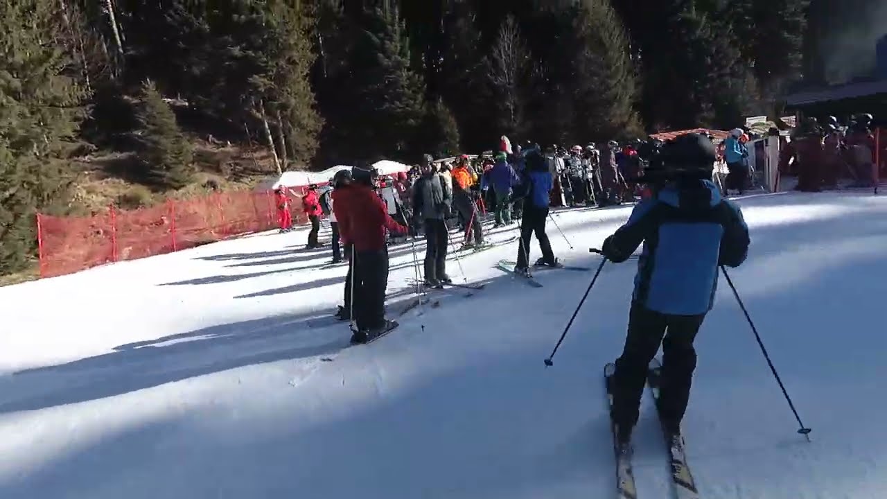 Pamporovo 2024 - Piste 5A (Black) + Piste 5 (Red)