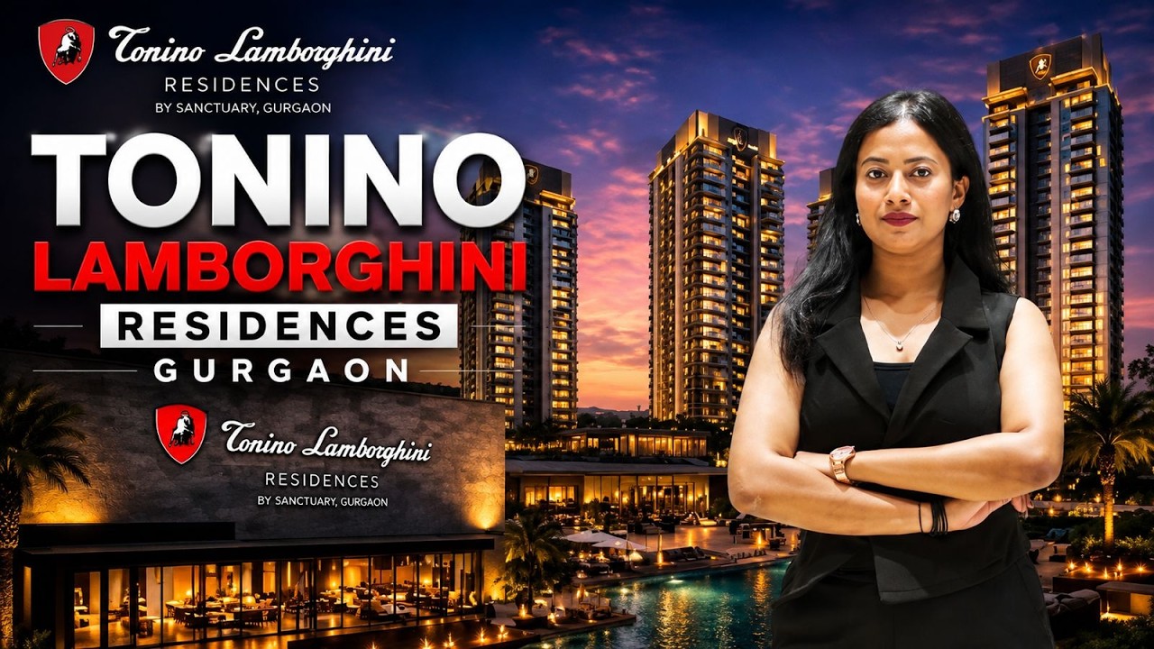 Lamborghini Is Building Luxury Apartments In Gurgaon | Sector 71 SPR Branded Residences