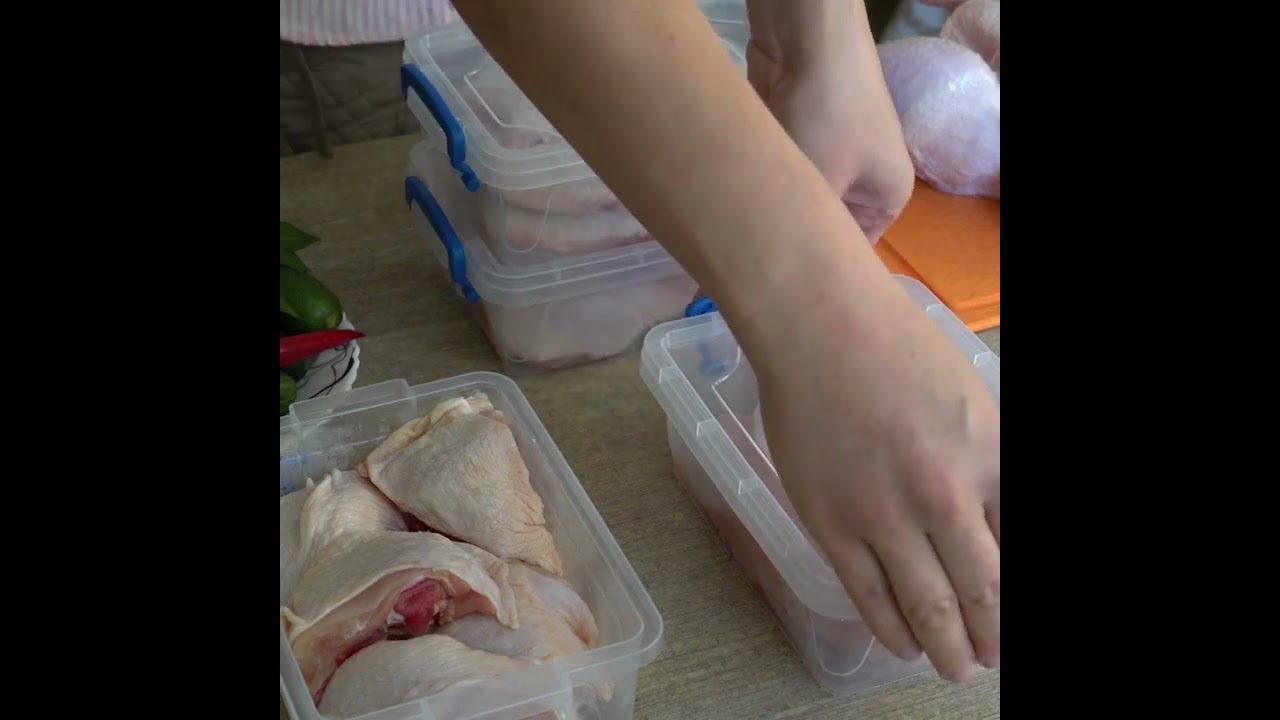 Food Storage Containers  Package and Freeze Chicken