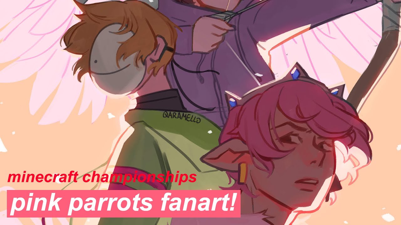 dream & technoblade fanart ft. michaelmcchill & king burren [SPEEDPAINT]