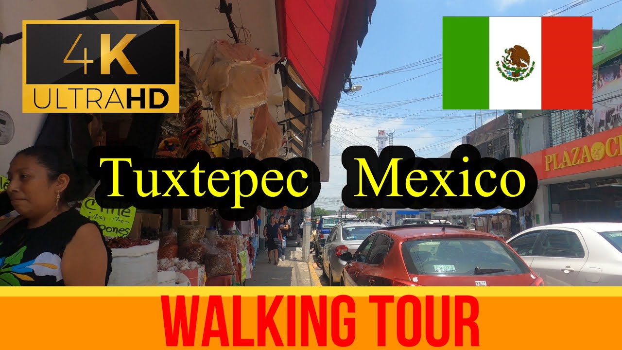 🇲🇽【4K 60fps】 Tuxtepec ~ Walking Tour - Mexico