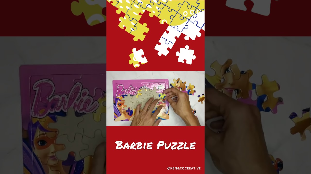 BARBIE PUZZLE FOR KIDS #barbie #puzzle #forkids