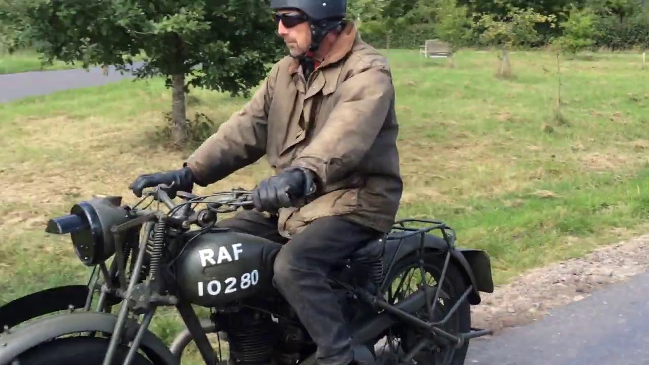Stuart Bray Motorcycles -ARIEL WNG -1940. FROM A SPLIT CONTRACT WITH R.A.F . ORIGINAL TINWARE .