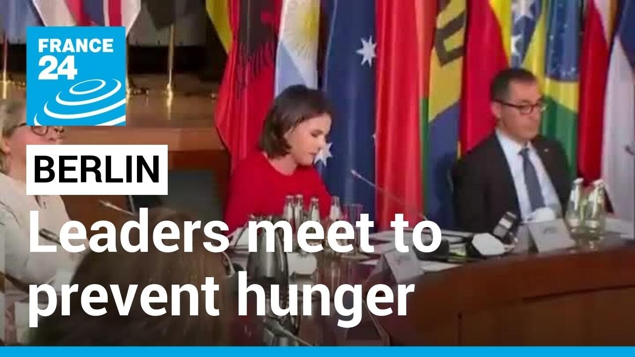 Food Security Conference in Berlin, leaders meet to prevent hunger &bull; FRANCE 24 English