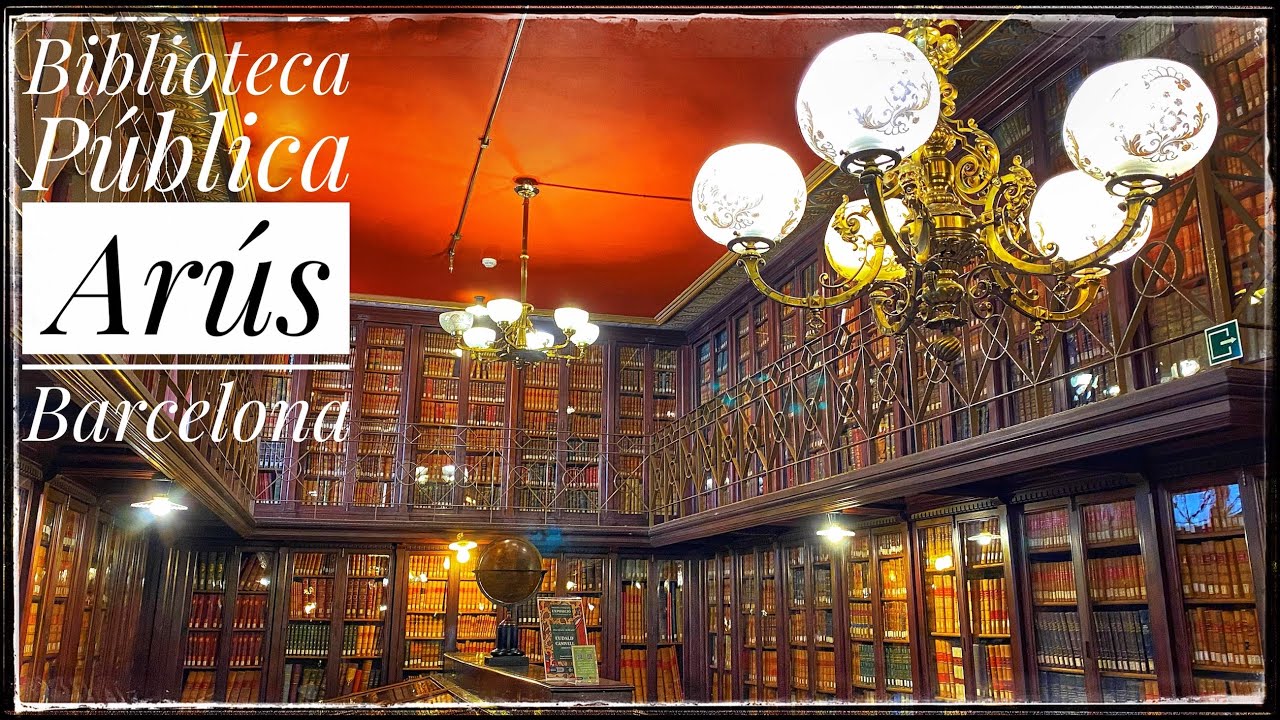 Barcelona's Best Kept Secret - Beautiful Public Library + Sherlock Vault - Biblioteca Pública Arús