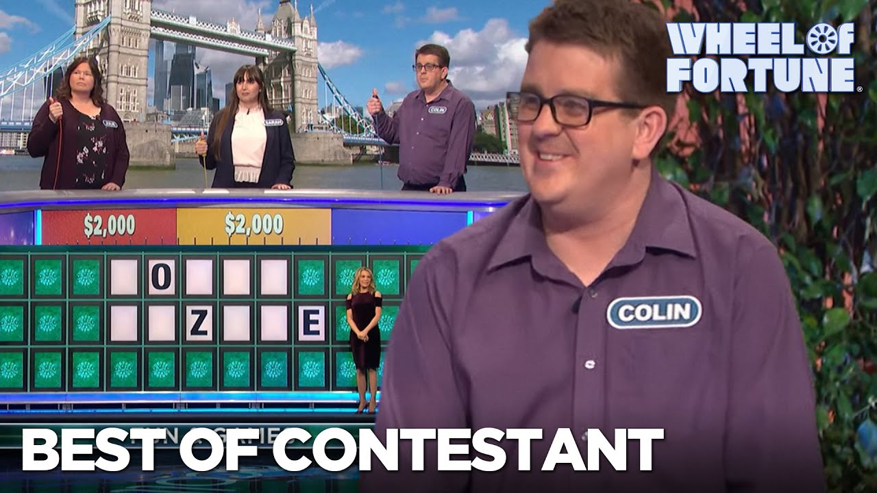 Best of Colin Moments on Wheel | Wheel of Fortune