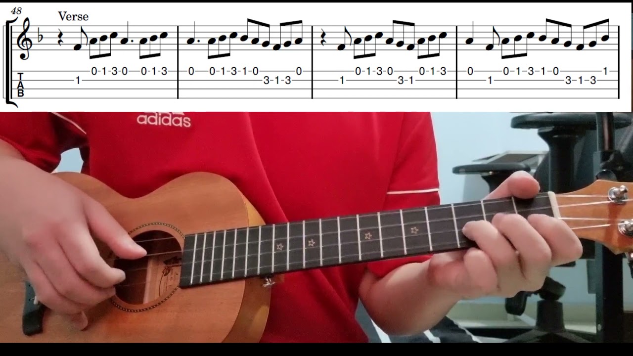 Happier Than Ever (Billie Eilish) - Easy Beginner Ukulele Tabs With Playthrough Tutorial Lesson
