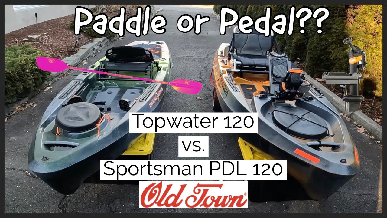 Topwater vs. Sportsman PDL | Paddle kayak vs Pedal kayak | which KAYAK is better? THE TRUTH!!!