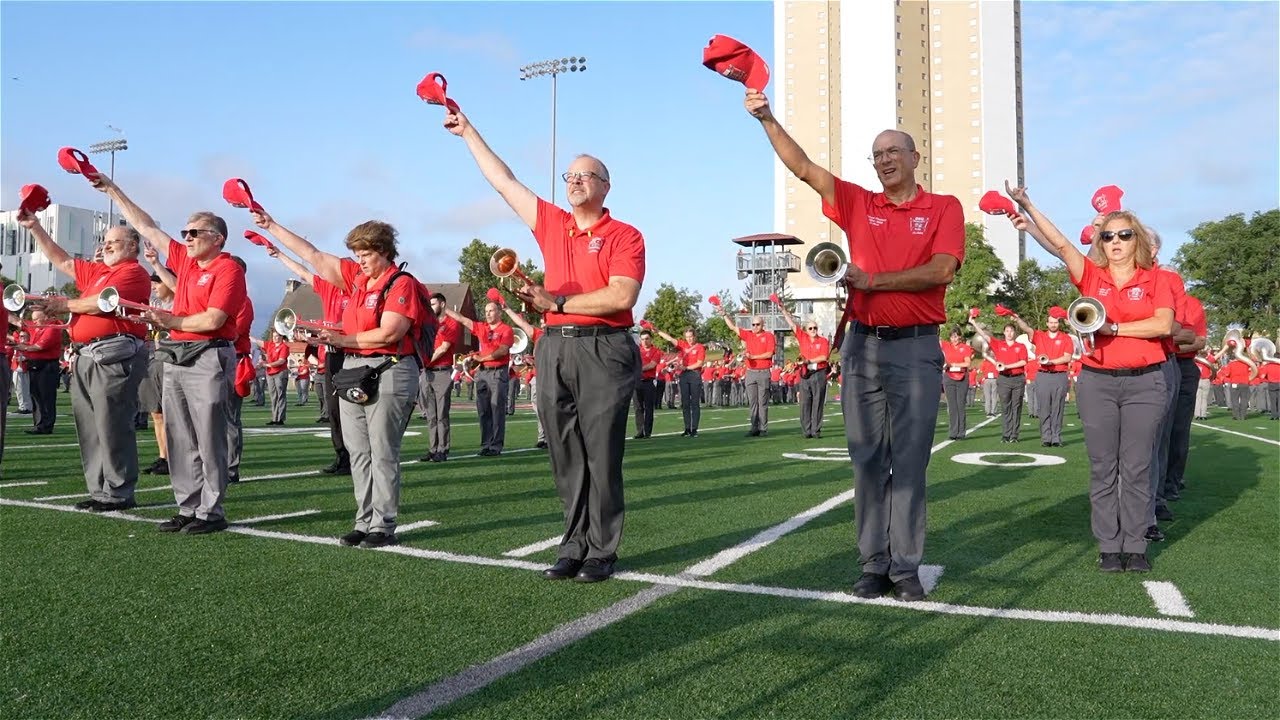 Reunion 2023 Saturday Marching Rehearsal