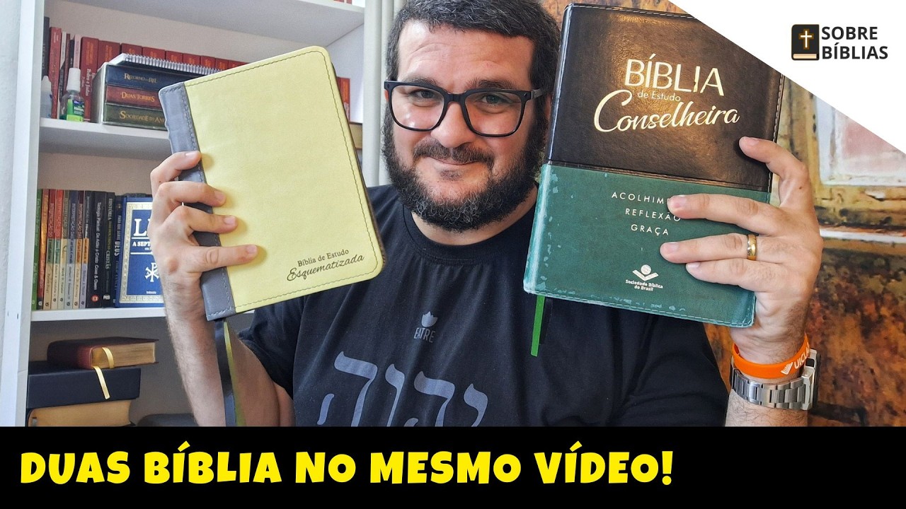 Bíblia de estudo Esquematizada e Bíblia de estudo Conselheira | COMBO Sobre Bíblias
